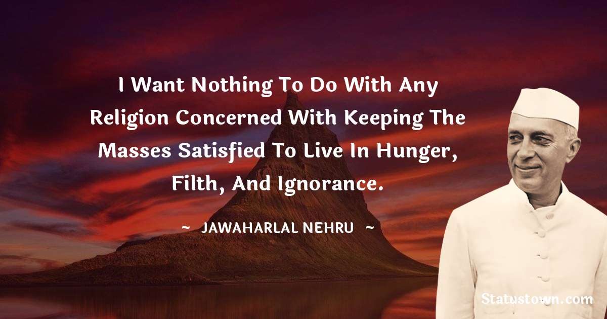 Simple Jawaharlal Nehru Messages