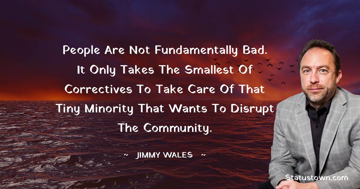 Short Jimmy Wales Messages