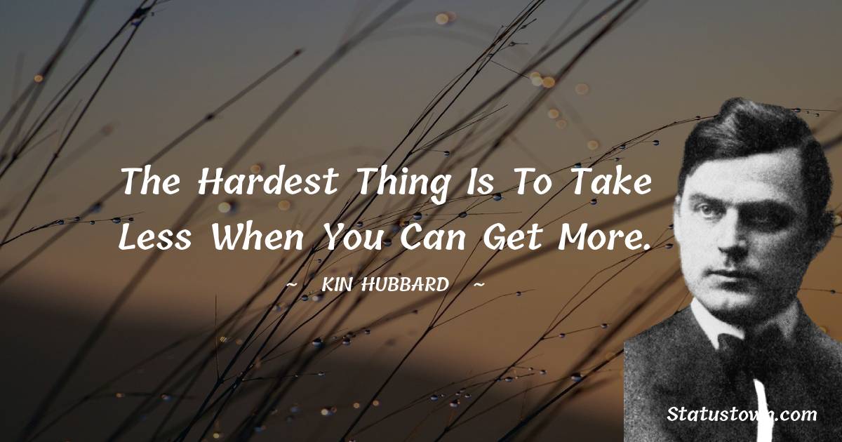  Kin Hubbard Quotes