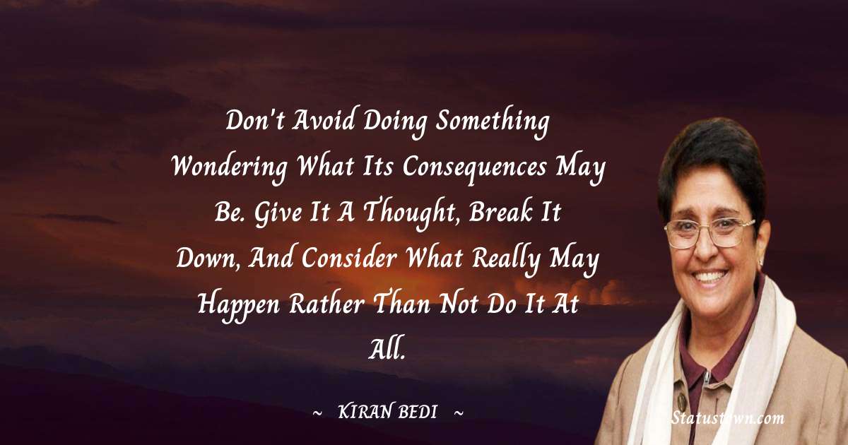 Kiran Bedi Positive Thoughts