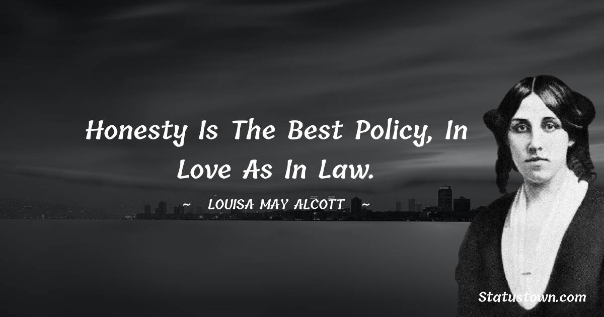 Louisa May Alcott Positive Thoughts
