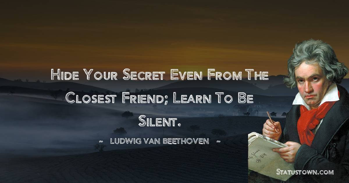 Ludwig van Beethoven Short Quotes