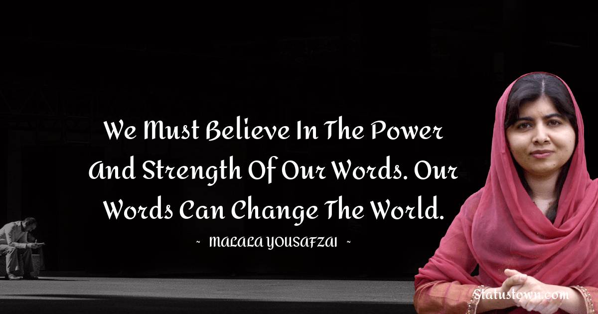 Malala Yousafzai Quotes Images