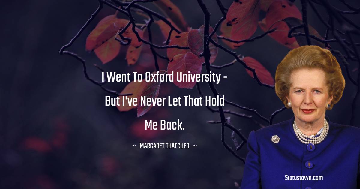 Margaret Thatcher Thoughts