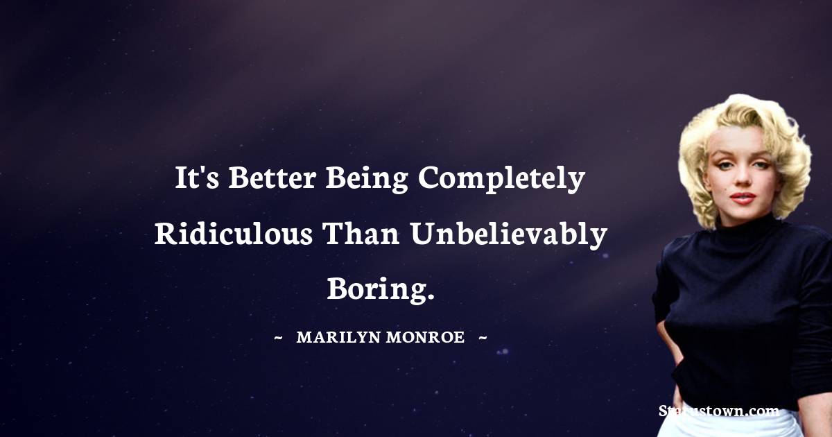 Marilyn Monroe Short Quotes