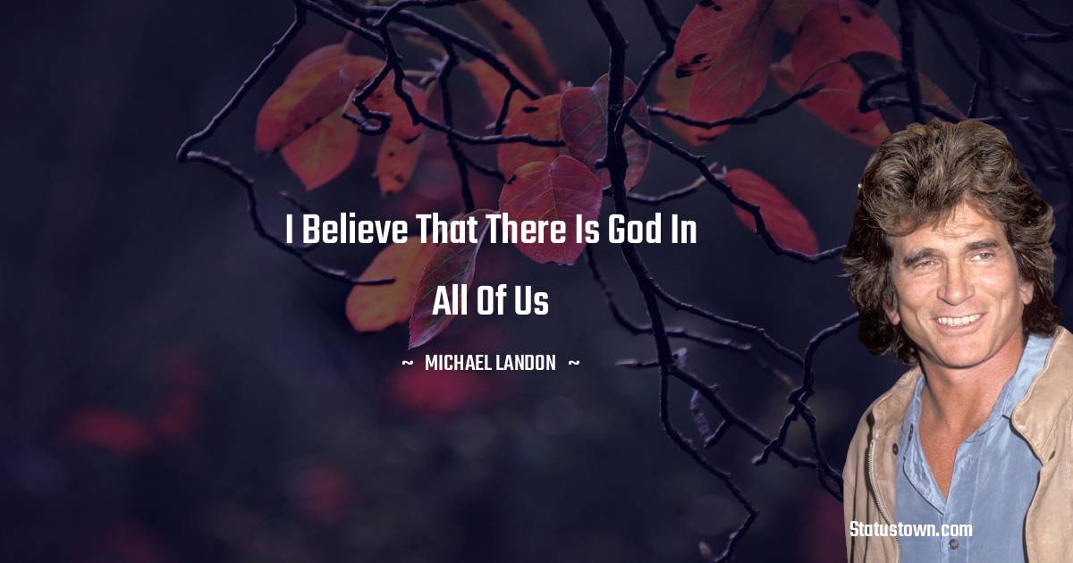 Michael Landon Quotes images