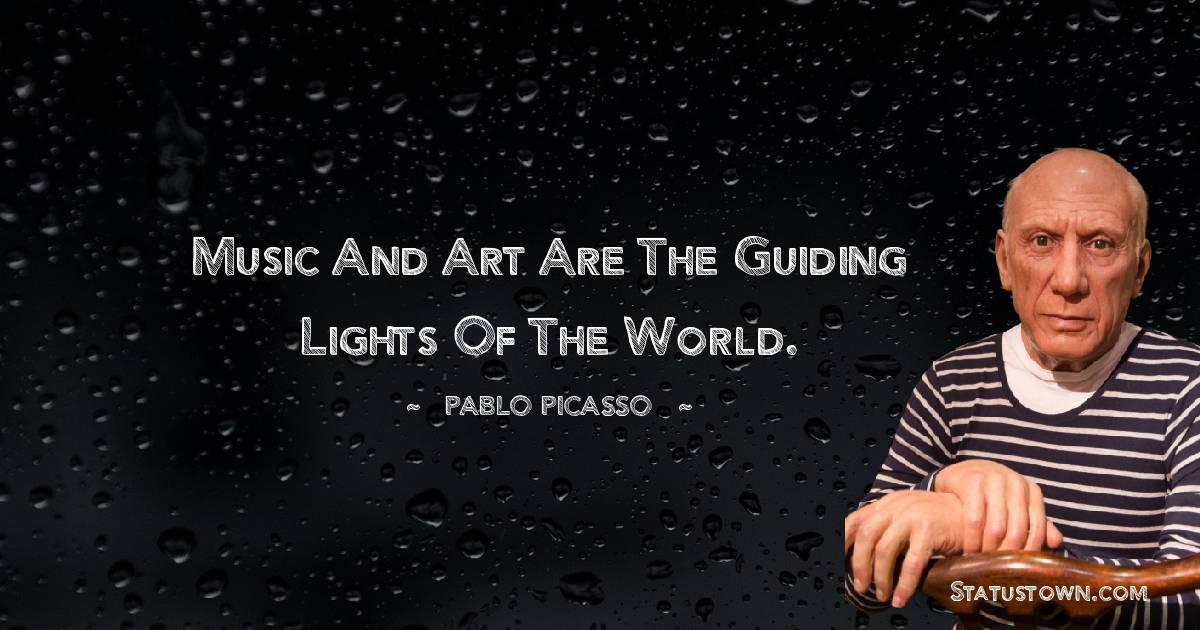 Simple Pablo Picasso Messages