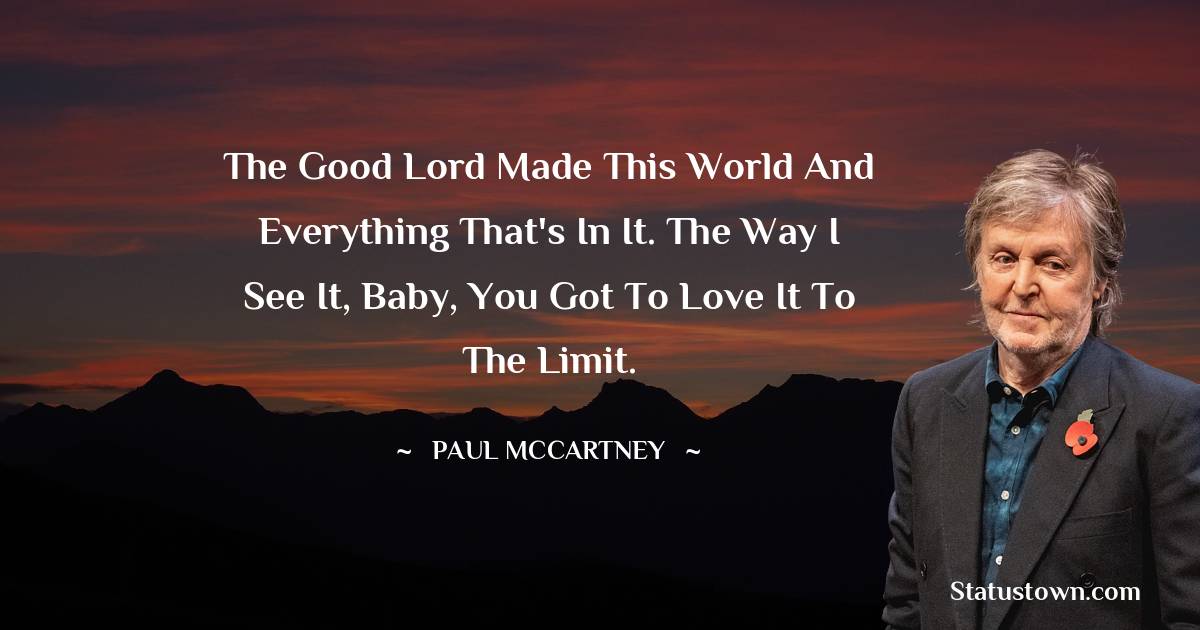 Short Paul McCartney Messages