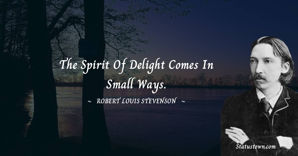 Robert Louis Stevenson Thoughts