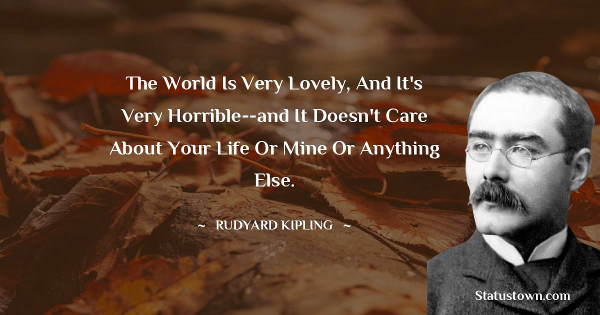 Rudyard Kipling Quotes images