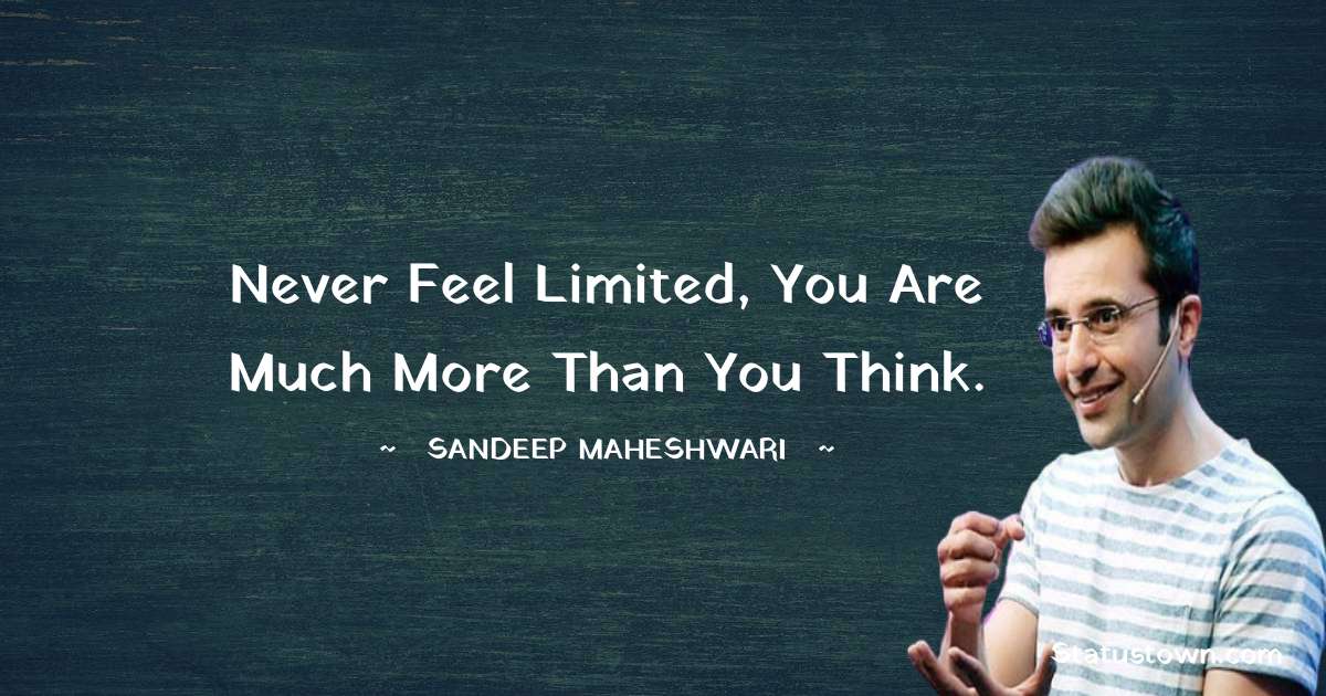 Short Sandeep Maheshwari Quotes