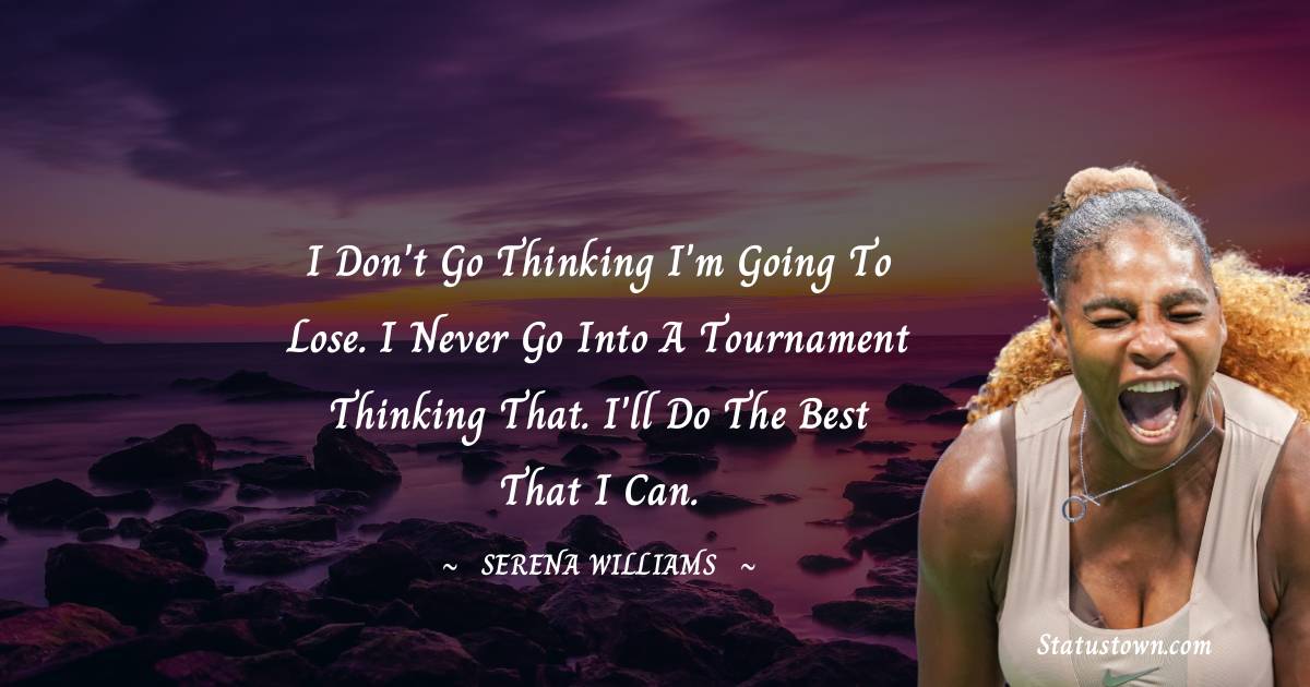 Short Serena Williams Quotes