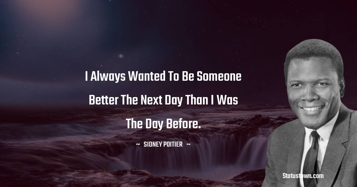 Sidney Poitier Positive Thoughts
