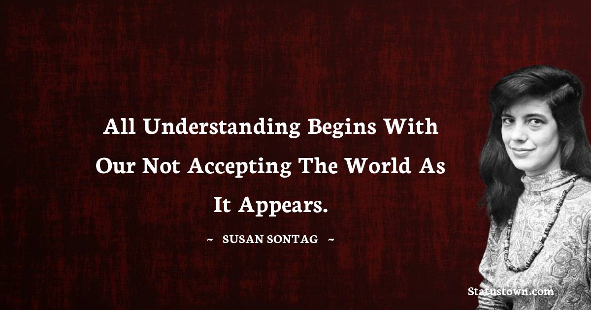 Susan Sontag Thoughts
