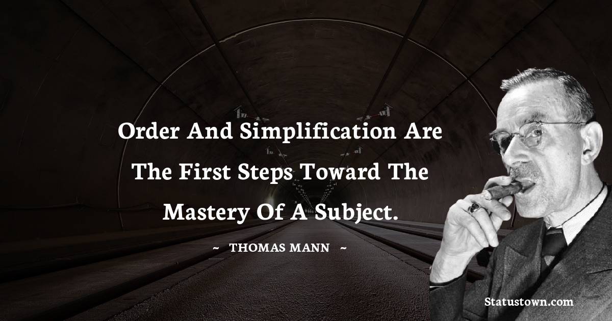 Thomas Mann Thoughts
