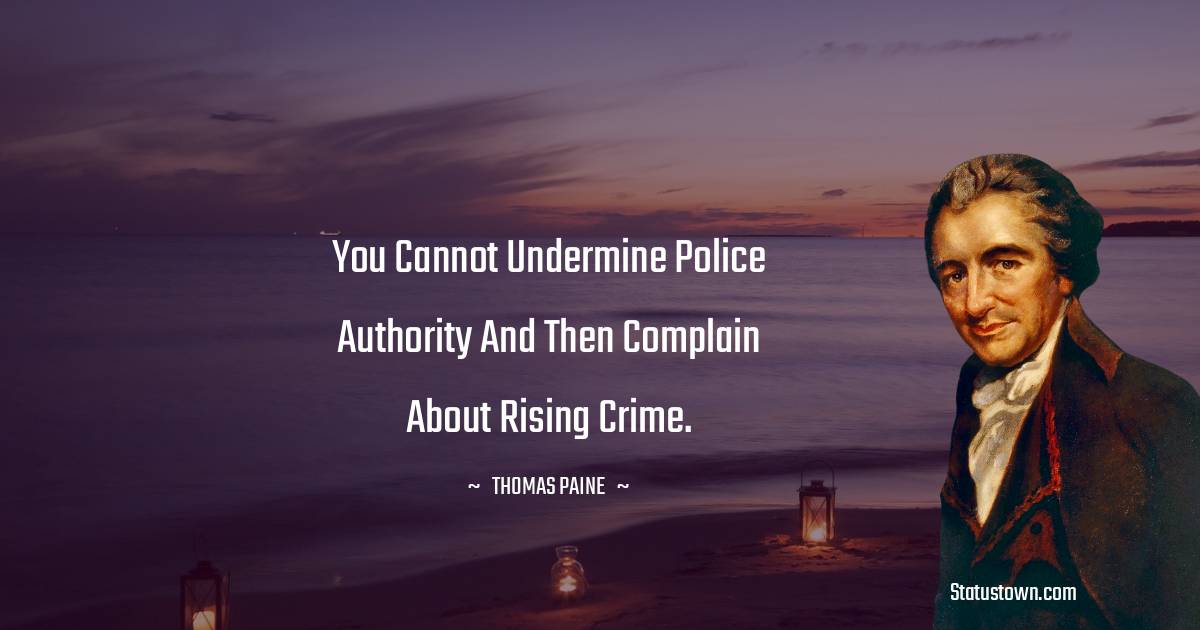 Thomas Paine Positive Quotes
