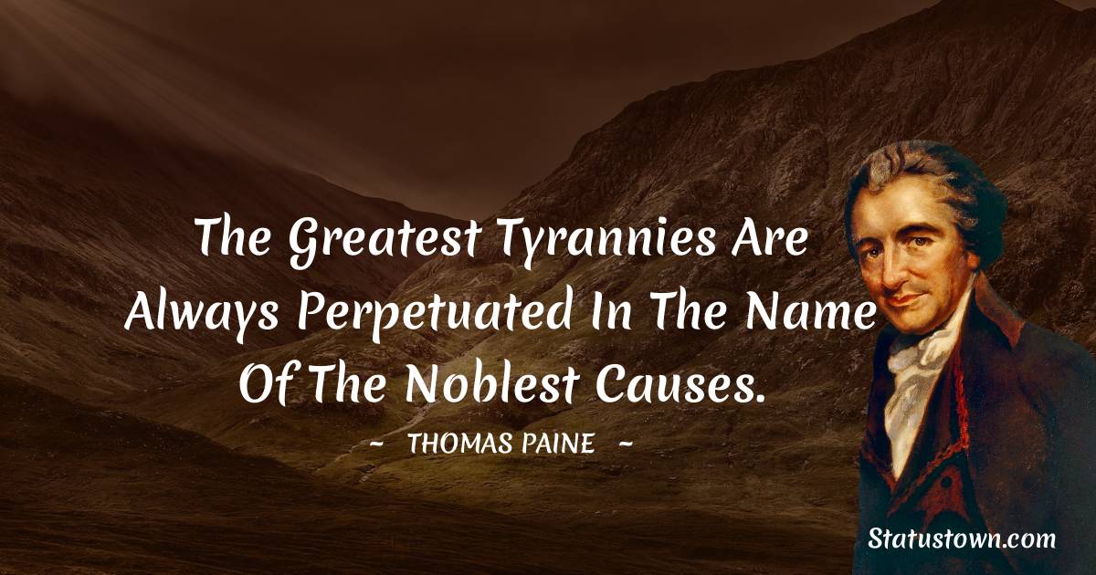 Thomas Paine Thoughts