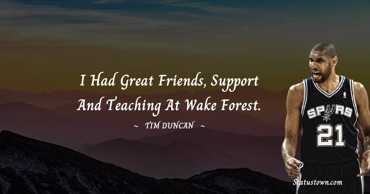 Simple Tim Duncan Quotes