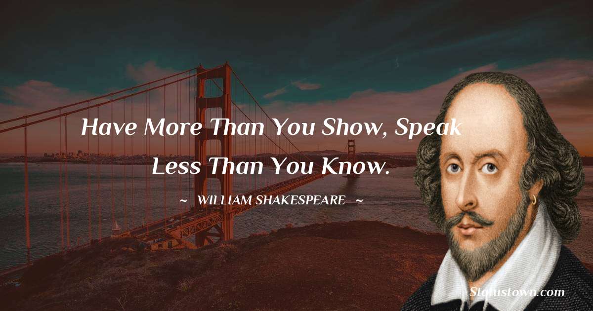 william shakespeare Quotes